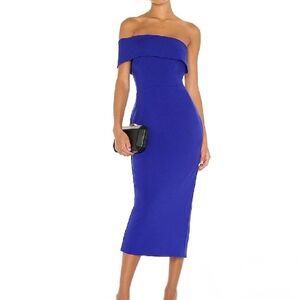 Katie May Strapless Royal Blue Dress
